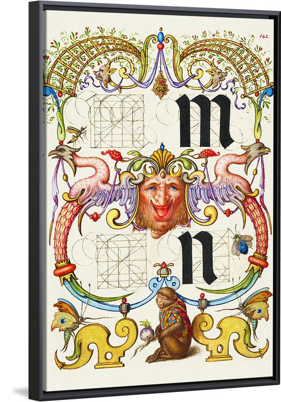 “Guide For Constructing The Letters M And N",  Joris Hoefnagel