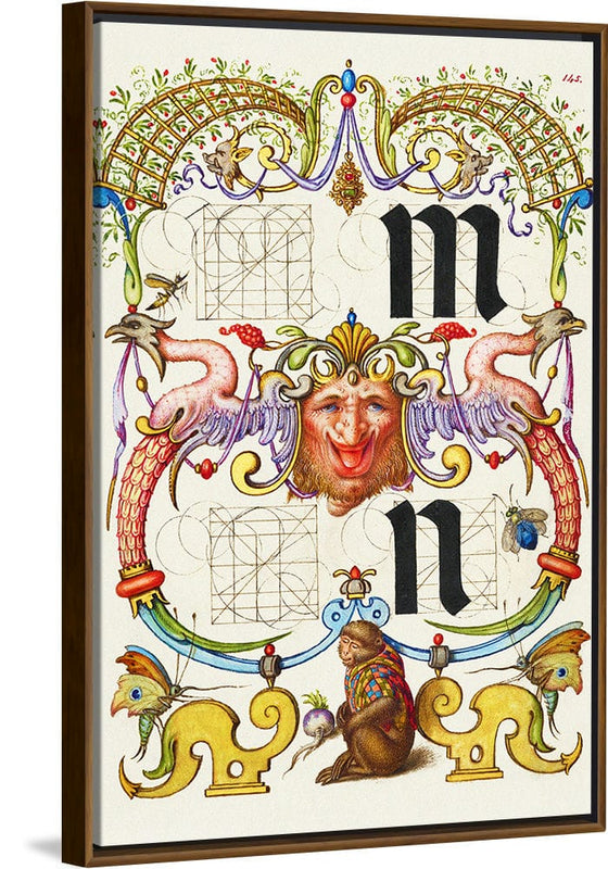 “Guide For Constructing The Letters M And N",  Joris Hoefnagel