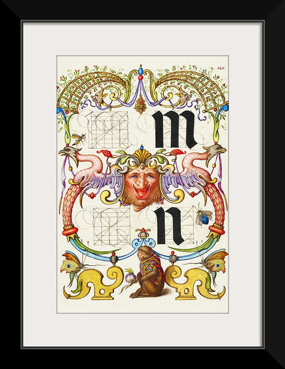 “Guide For Constructing The Letters M And N",  Joris Hoefnagel