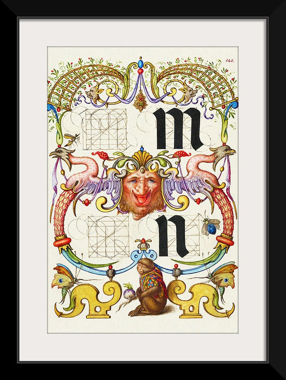 “Guide For Constructing The Letters M And N",  Joris Hoefnagel