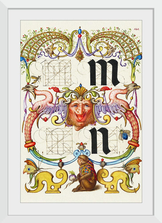 “Guide For Constructing The Letters M And N",  Joris Hoefnagel