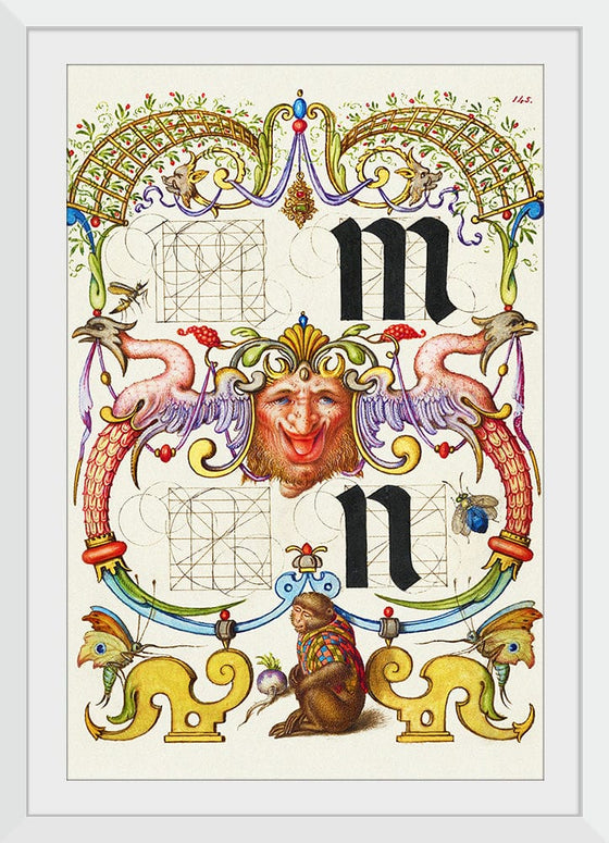 “Guide For Constructing The Letters M And N",  Joris Hoefnagel