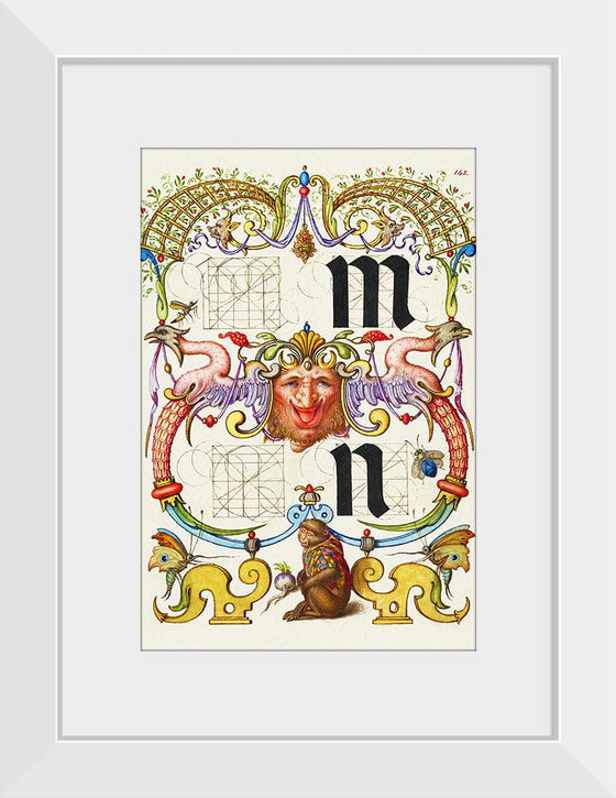 “Guide For Constructing The Letters M And N",  Joris Hoefnagel