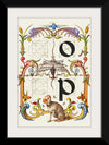 “Guide For Constructing The Letters O And P",  Joris Hoefnagel