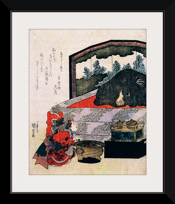 “Courtesan in Training“, Kuniyoshi Utagawa