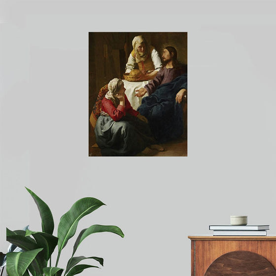 “Christ In The House Of Martha And Mary (1654)“, Johannes Vermeer