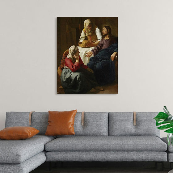 “Christ In The House Of Martha And Mary (1654)“, Johannes Vermeer