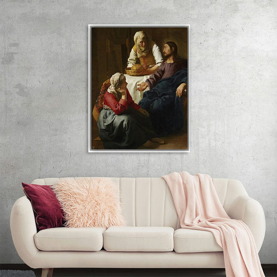 “Christ In The House Of Martha And Mary (1654)“, Johannes Vermeer