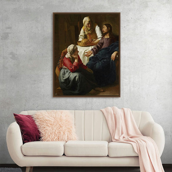 “Christ In The House Of Martha And Mary (1654)“, Johannes Vermeer