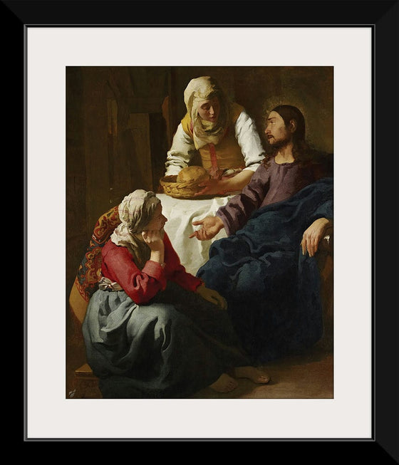 “Christ In The House Of Martha And Mary (1654)“, Johannes Vermeer