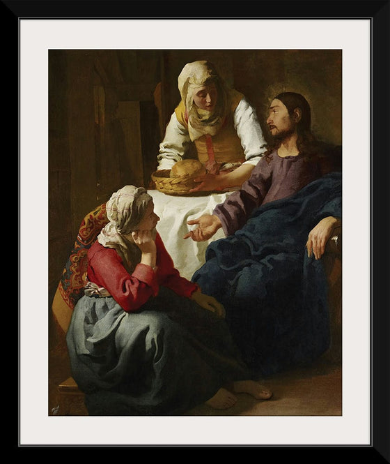 “Christ In The House Of Martha And Mary (1654)“, Johannes Vermeer