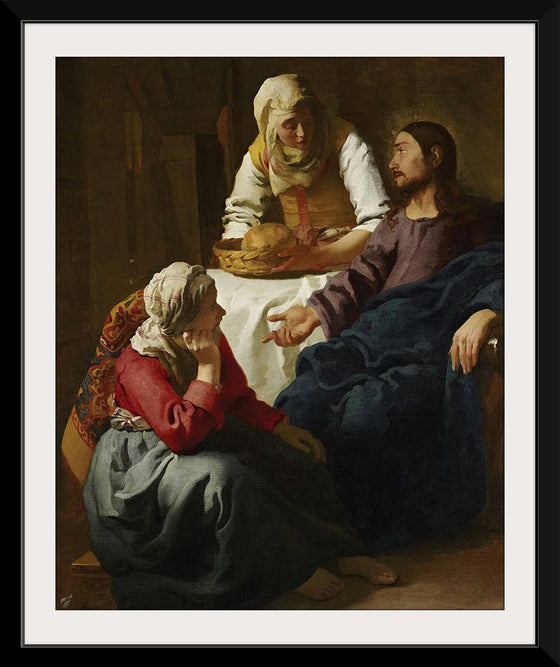 “Christ In The House Of Martha And Mary (1654)“, Johannes Vermeer