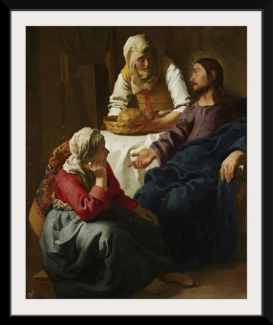 “Christ In The House Of Martha And Mary (1654)“, Johannes Vermeer