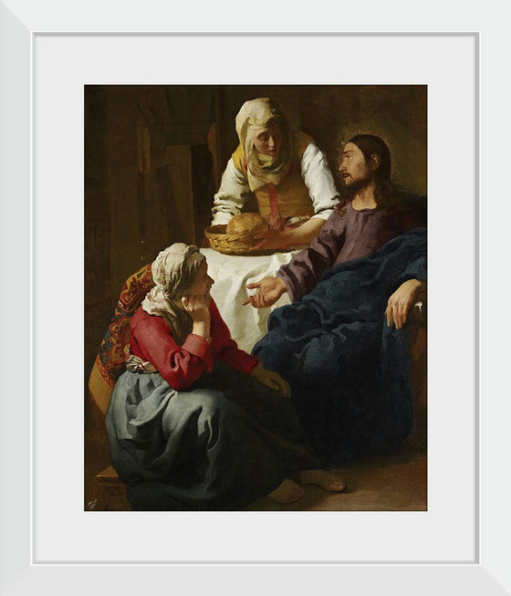 “Christ In The House Of Martha And Mary (1654)“, Johannes Vermeer