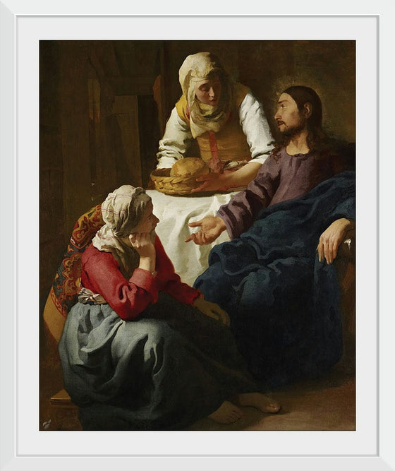 “Christ In The House Of Martha And Mary (1654)“, Johannes Vermeer