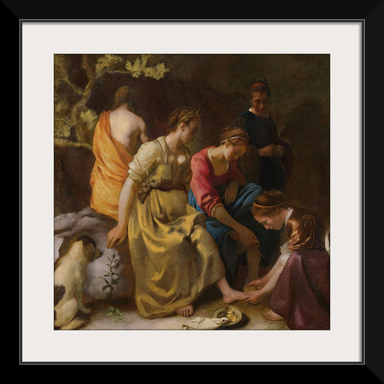 “Diana And Her Companions (ca. 1653-1654)“, Johannes Vermeer