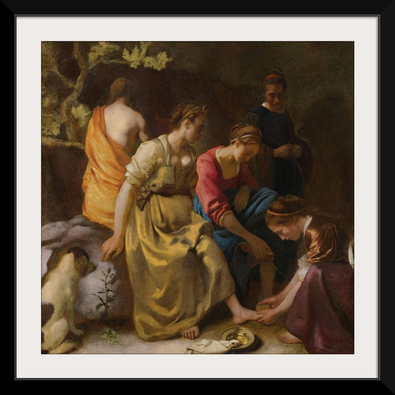 “Diana And Her Companions (ca. 1653-1654)“, Johannes Vermeer