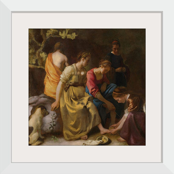 “Diana And Her Companions (ca. 1653-1654)“, Johannes Vermeer