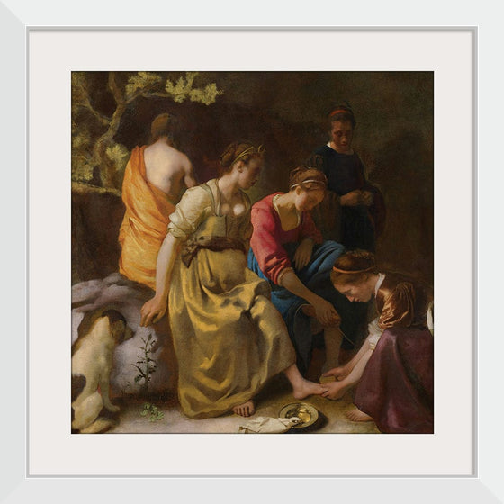 “Diana And Her Companions (ca. 1653-1654)“, Johannes Vermeer