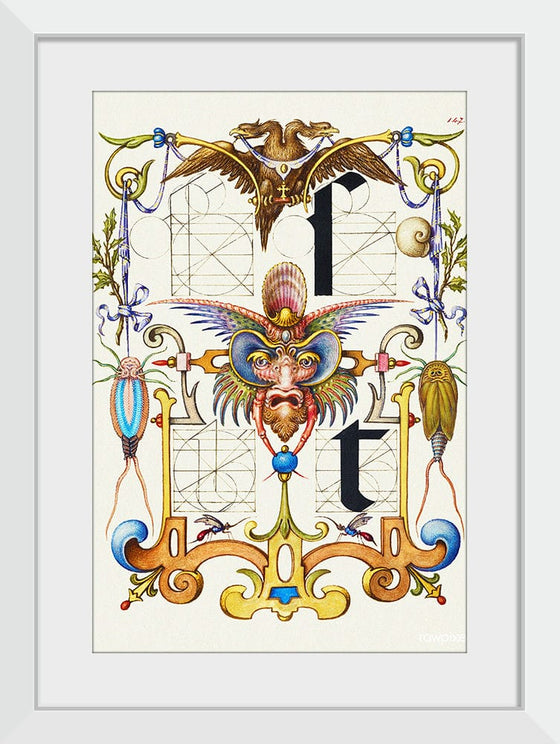 “Guide For Constructing The Letters S And T",  Joris Hoefnagel