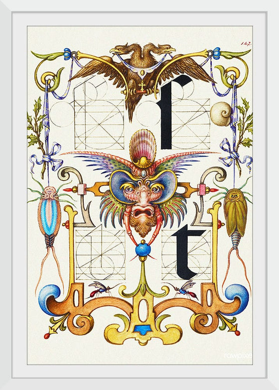 “Guide For Constructing The Letters S And T",  Joris Hoefnagel