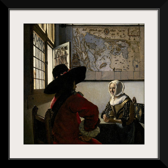 “Officer And Laughing Girl (1657)“, Johannes Vermeer