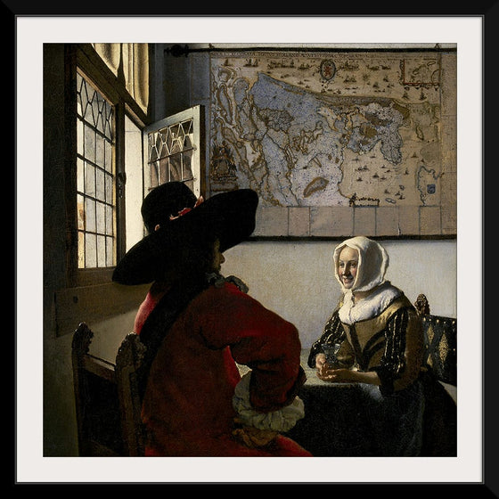 “Officer And Laughing Girl (1657)“, Johannes Vermeer