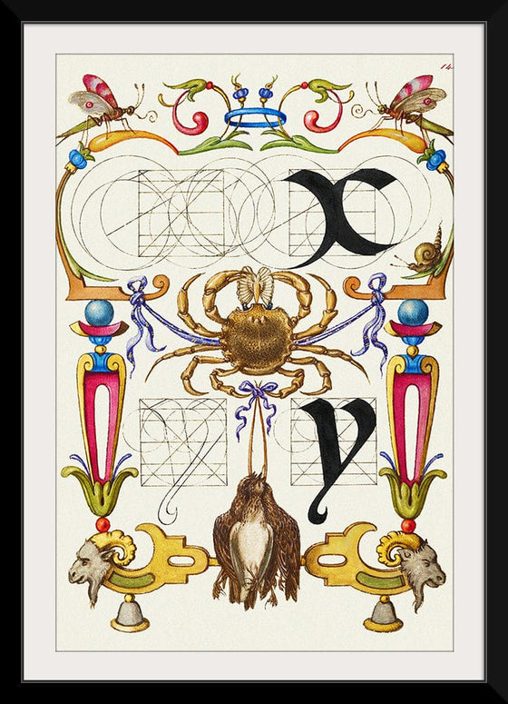 “Guide For Constructing The Letters X And Y",  Joris Hoefnagel