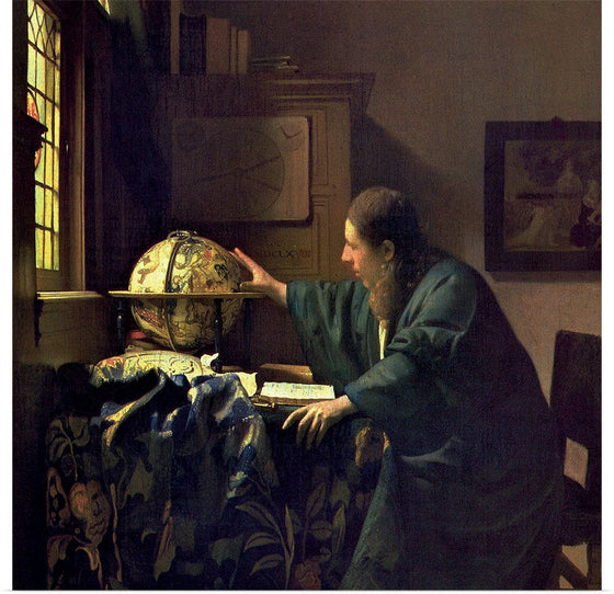 “The Astronomer (1668)“, Johannes Vermeer