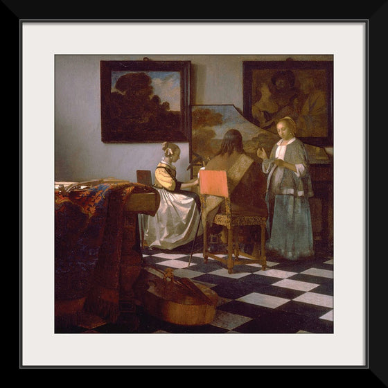 “The Concert (1664)“, Johannes Vermeer