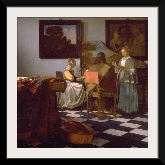 “The Concert (1664)“, Johannes Vermeer