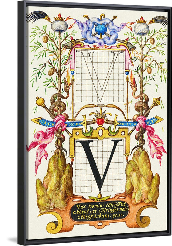 “Guide For Constructing The Letter V",  Joris Hoefnagel