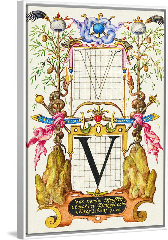 “Guide For Constructing The Letter V",  Joris Hoefnagel