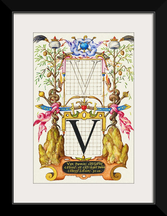 “Guide For Constructing The Letter V",  Joris Hoefnagel