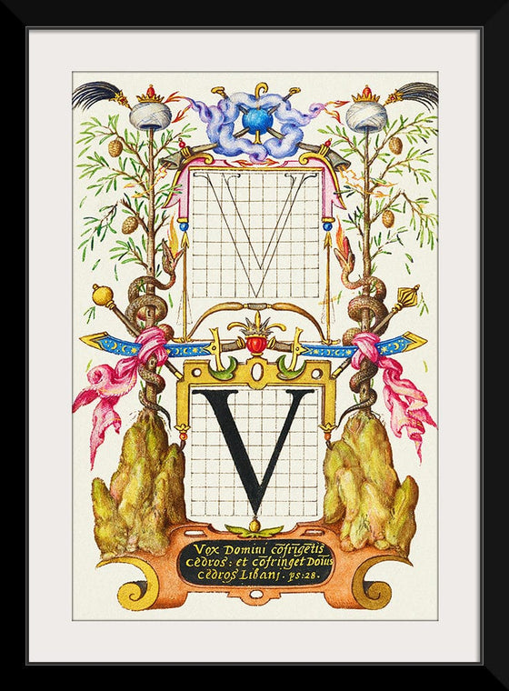 “Guide For Constructing The Letter V",  Joris Hoefnagel