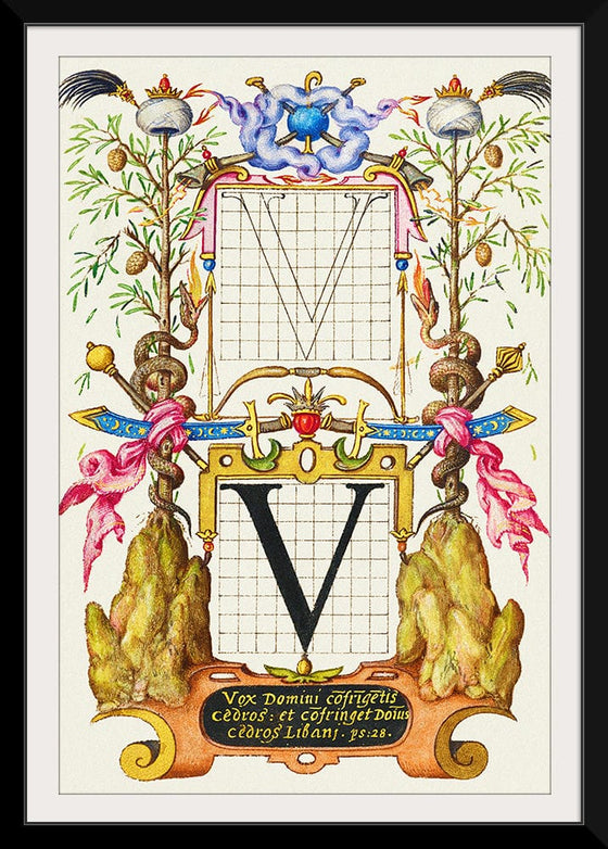 “Guide For Constructing The Letter V",  Joris Hoefnagel