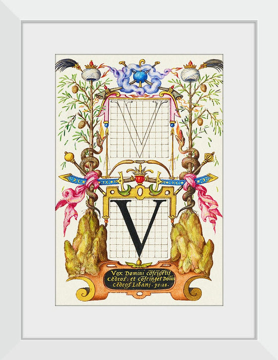 “Guide For Constructing The Letter V",  Joris Hoefnagel