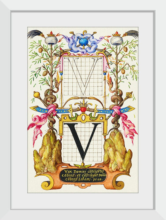 “Guide For Constructing The Letter V",  Joris Hoefnagel