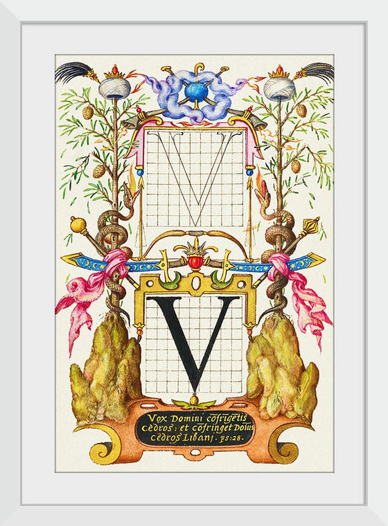 “Guide For Constructing The Letter V",  Joris Hoefnagel