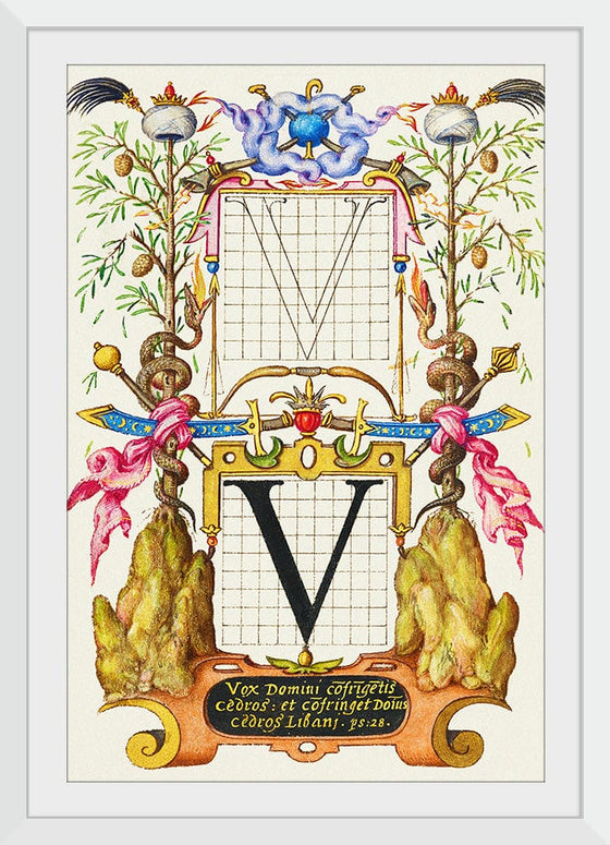 “Guide For Constructing The Letter V",  Joris Hoefnagel