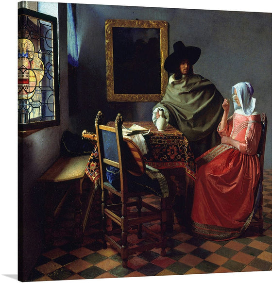 “The Glass Of Wine (c. 1658-1660)“, Johannes Vermeer