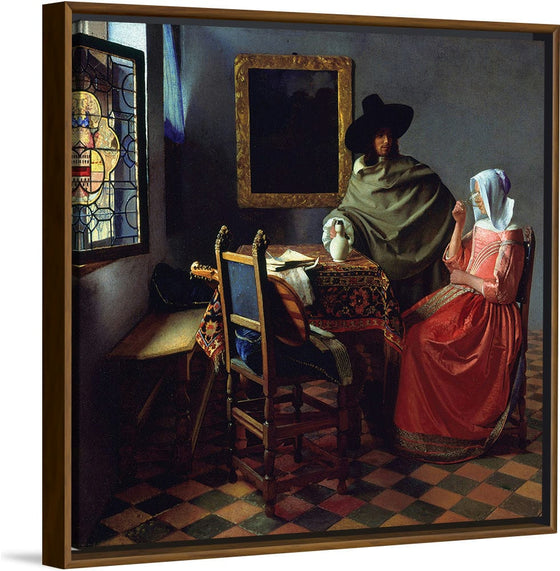 “The Glass Of Wine (c. 1658-1660)“, Johannes Vermeer