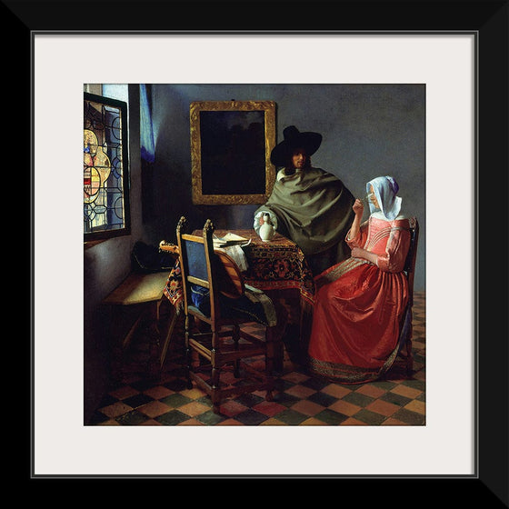 “The Glass Of Wine (c. 1658-1660)“, Johannes Vermeer