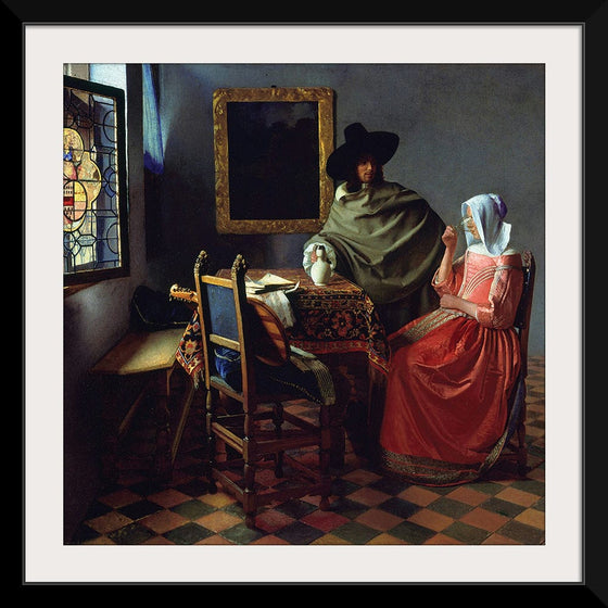 “The Glass Of Wine (c. 1658-1660)“, Johannes Vermeer