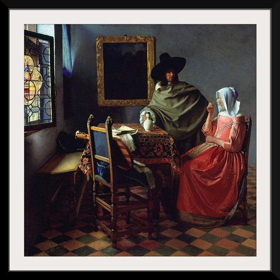 “The Glass Of Wine (c. 1658-1660)“, Johannes Vermeer