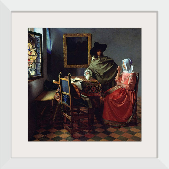 “The Glass Of Wine (c. 1658-1660)“, Johannes Vermeer