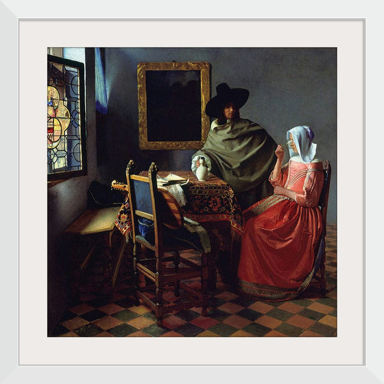 “The Glass Of Wine (c. 1658-1660)“, Johannes Vermeer