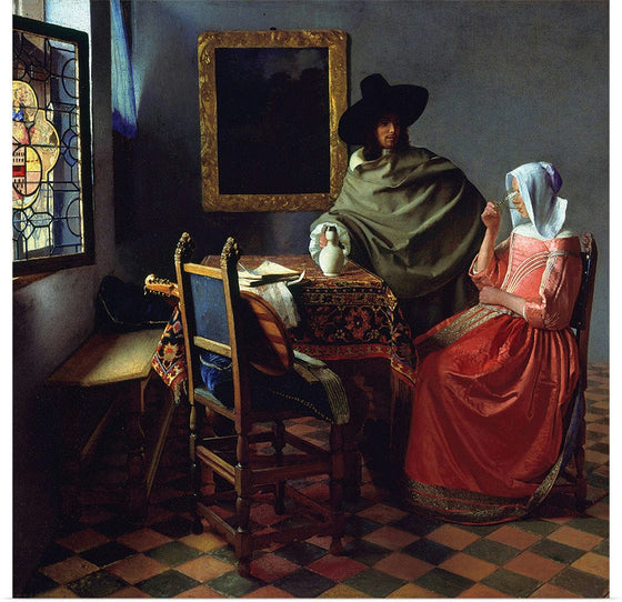 “The Glass Of Wine (c. 1658-1660)“, Johannes Vermeer