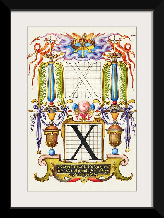 “Guide For Constructing The Letter X",  Joris Hoefnagel