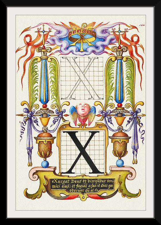 “Guide For Constructing The Letter X",  Joris Hoefnagel